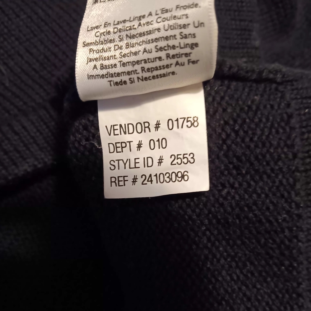Eddie Bauer Geometric Design Scoop Neck Sweater - Picture 6 of 6